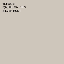 #CEC5BB - Silver Rust Color Image